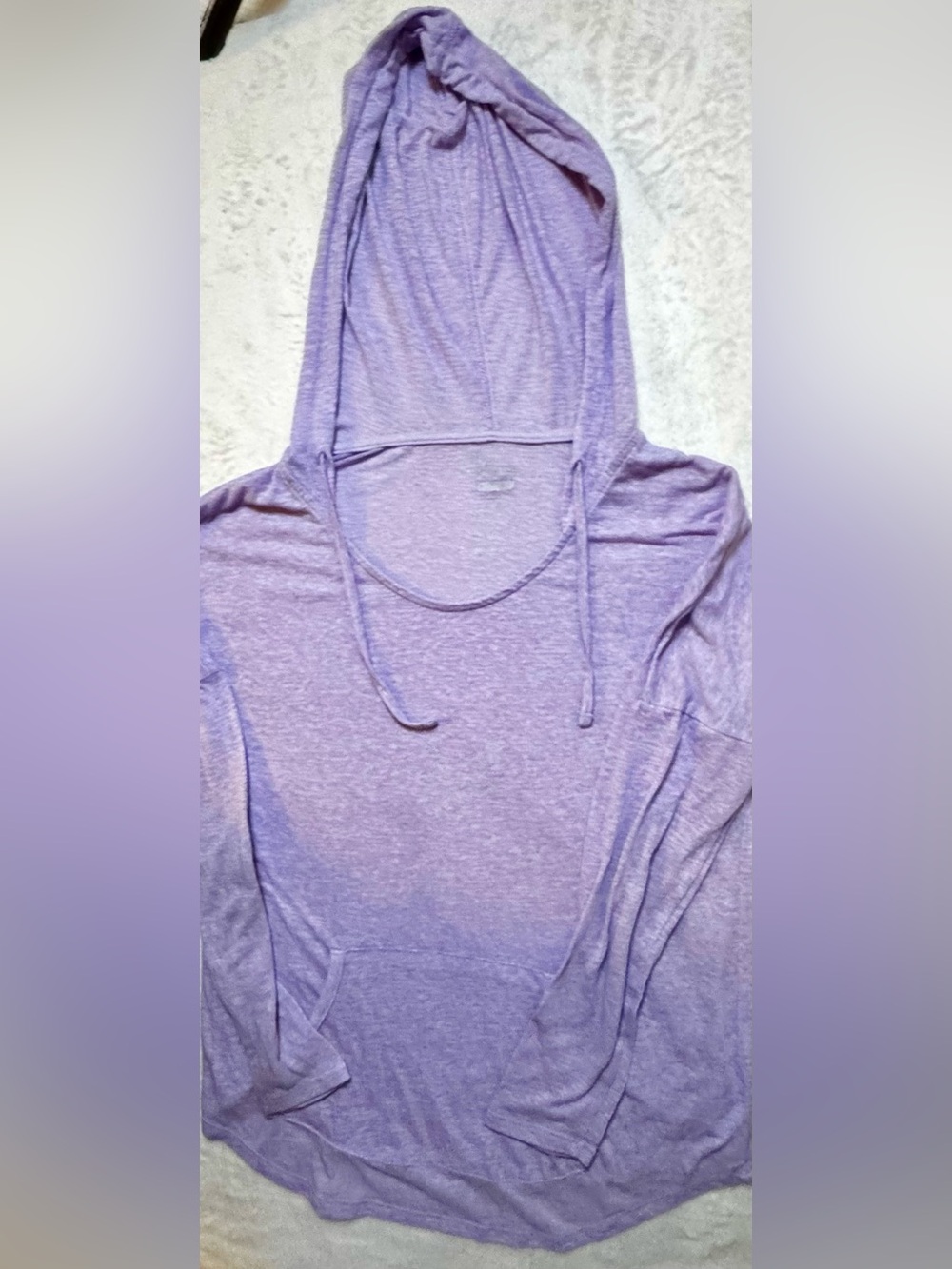 Old Navy Active Women’s Medium Lightweight Lavender Long Sleeve Hoodie Top